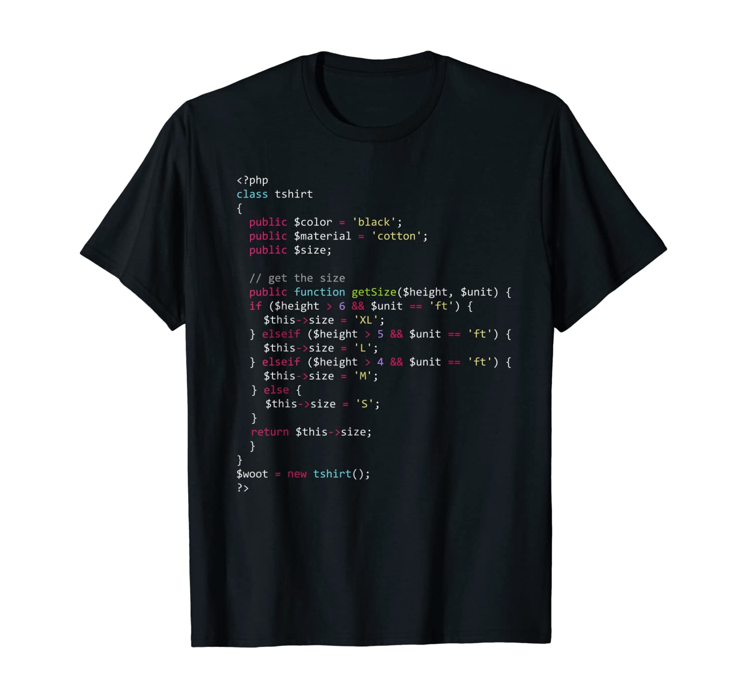 PHP Developer T- Shirt ~ Haluk BEKLEYEN
